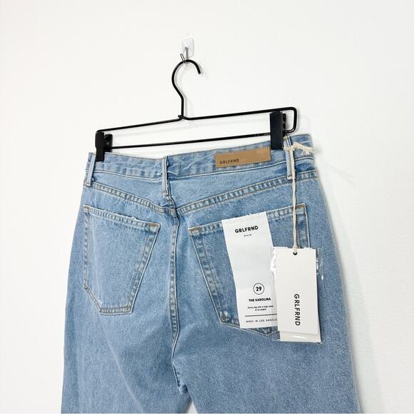 GRLFRND Karolina Frayed High Rise Feel Right Jeans 29 NWT classic preppy - Picture 6 of 12